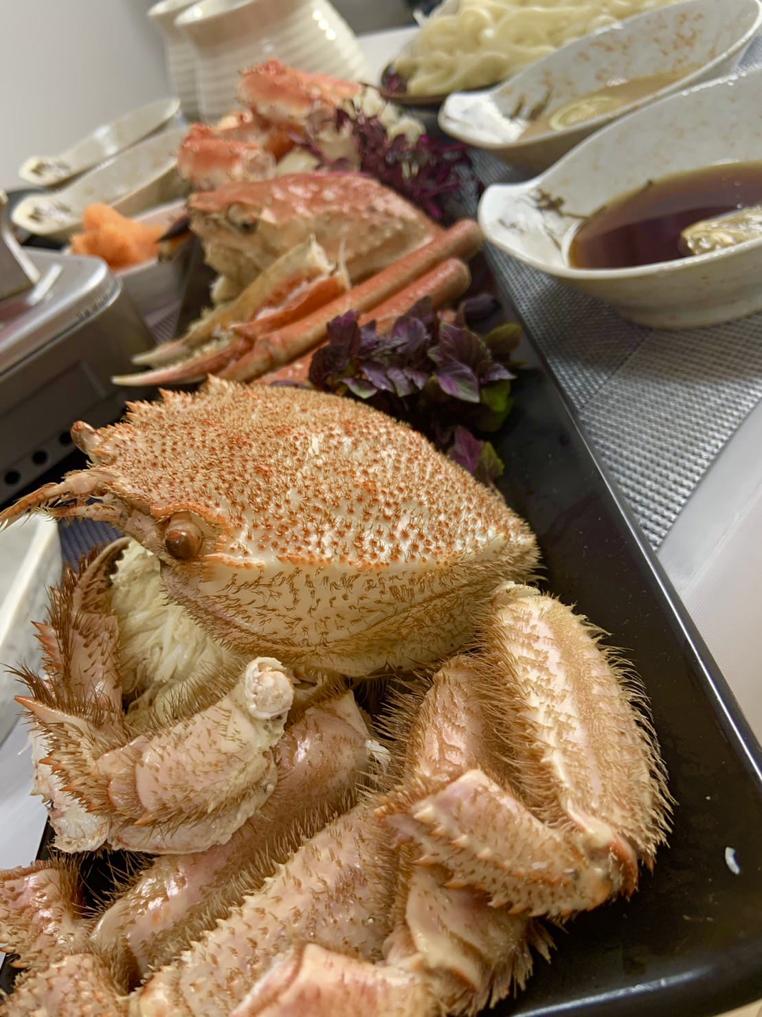 Hokkaido crab dinner