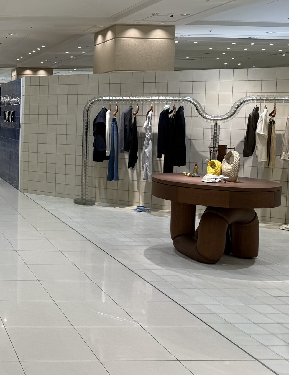 Department store shopping floor in central Sapporo