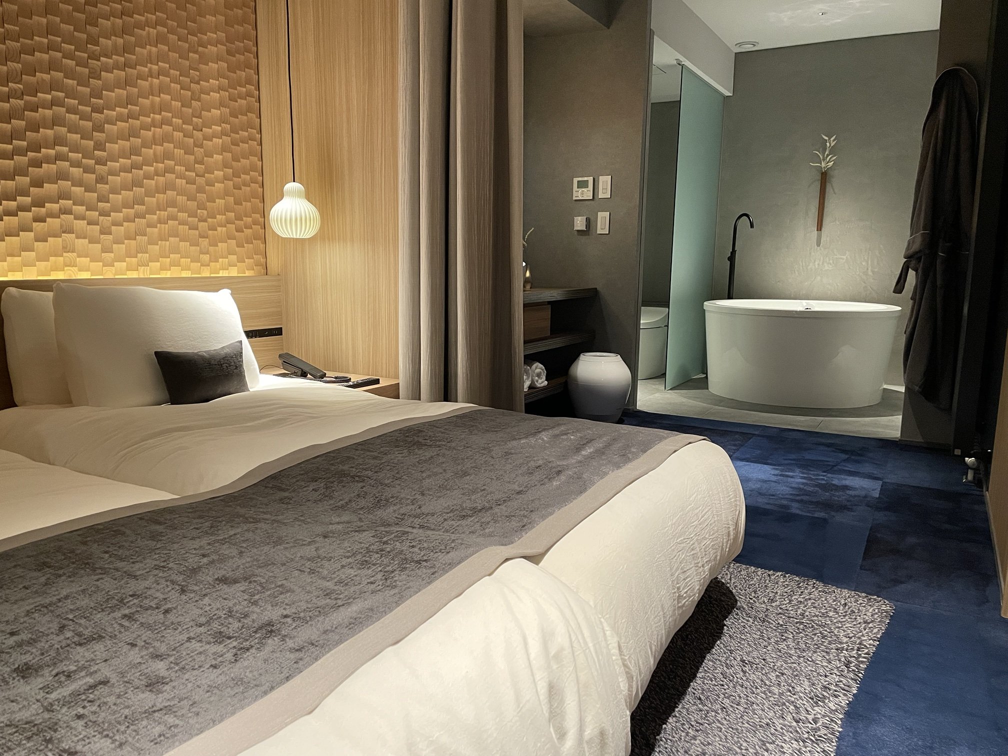 Traditional tatami ryokan suite in Hokkaido